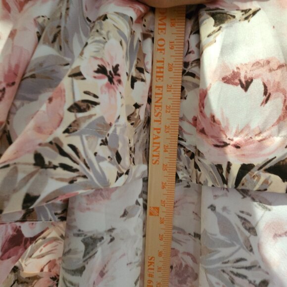 \Xtraordinary Girls Dress Size 12 Formal Special Occasion Dress Dance Pink Roses - Picture 9 of 12